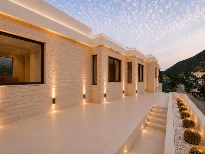 Villa mediterránea de nueva construcción con vistas al mar en Moraira