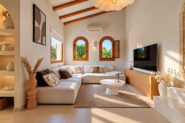 Villa reformada con casa de invitados independiente en Pinosol, Jávea
