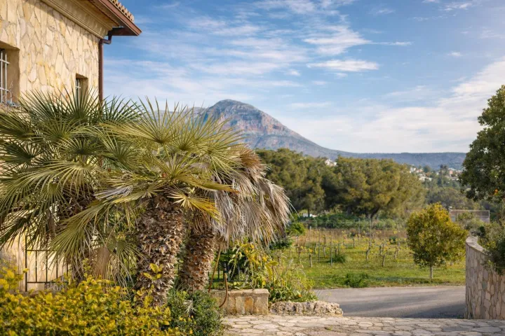 Ferme méditerranéenne avec vignobles privés et vue sur le Montgó, entre Jávea et Benitachell